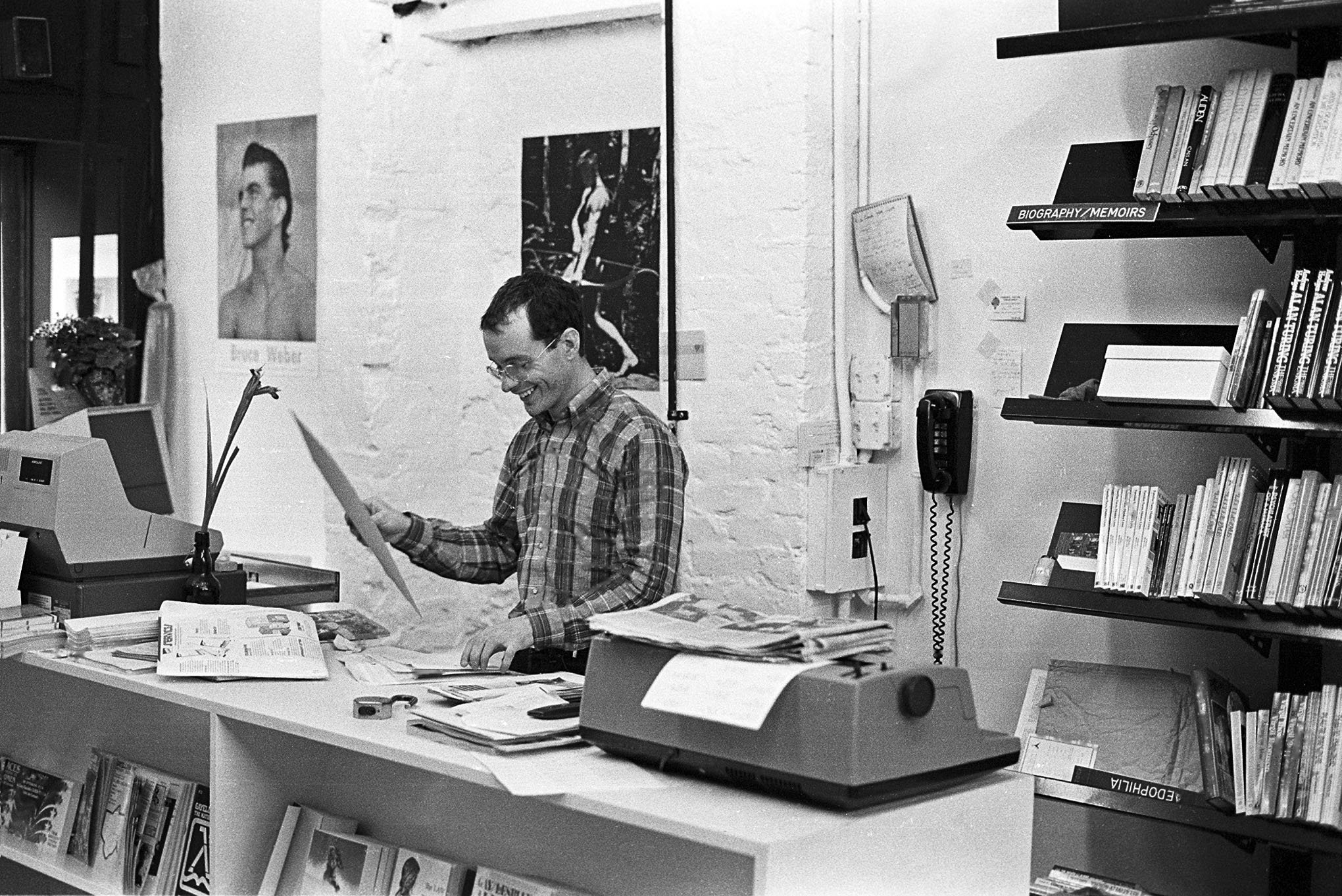 A Different Light Bookstore and Norman Laurila Jearld Moldenhauer