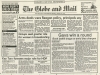 Newspaper Coverage - The Globe & Mail, Toronto