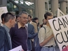 John Grube Surrounded by Beautiful Young Male Activists